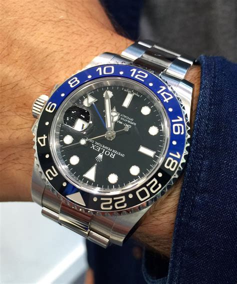 rolex gmt batman new price|Rolex gmt Batman for sale.